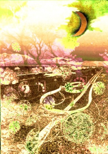 the clock-waste and the moon. (c) AdaMM, 2002